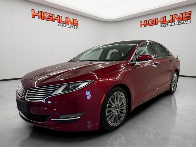 Red 2014 Lincoln MKZ AWD Sedan All-Wheel Drive 6-Speed Automatic