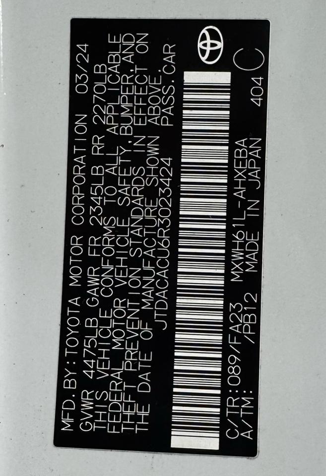 Toyota Prius Prime XSE Premium (Natl) 2024