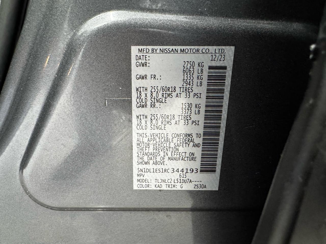 Infiniti QX60 PURE AWD 2024