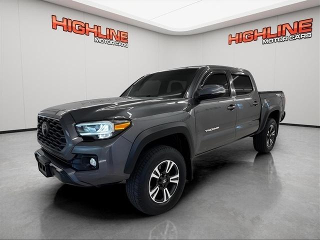 Gray 2021 Toyota Tacoma TRD Off Road Double Cab 4WD Pickup Truck Four-Wheel Drive 6-Speed Automatic