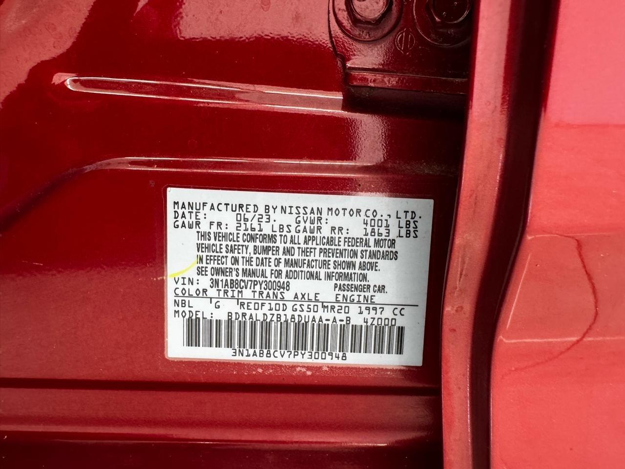 Nissan Sentra SV CVT 2023