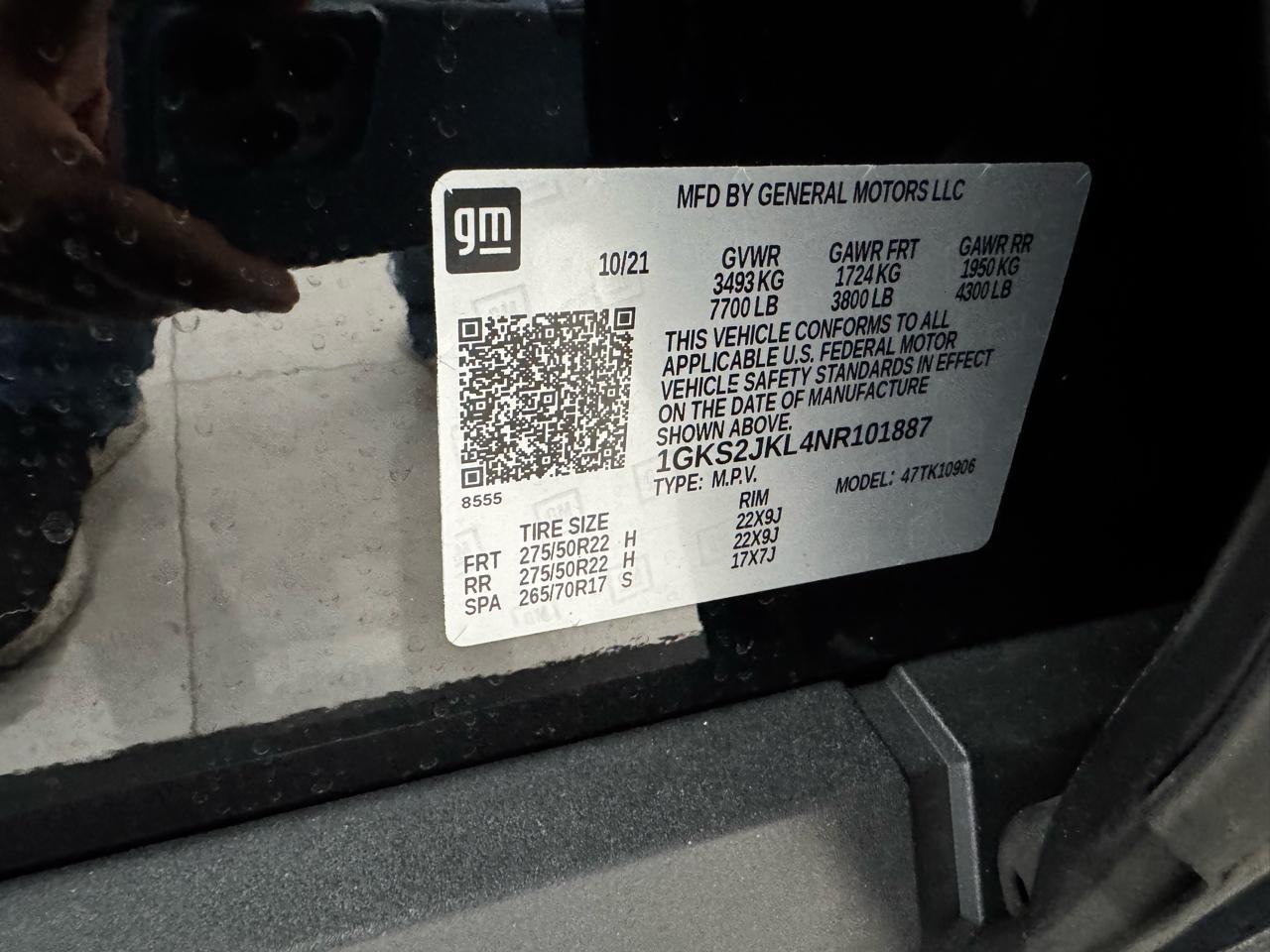 GMC Yukon XL 4WD 4dr Denali 2022