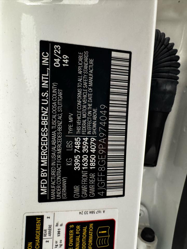 Mercedes-Benz GLS GLS 580 4MATIC SUV 2023