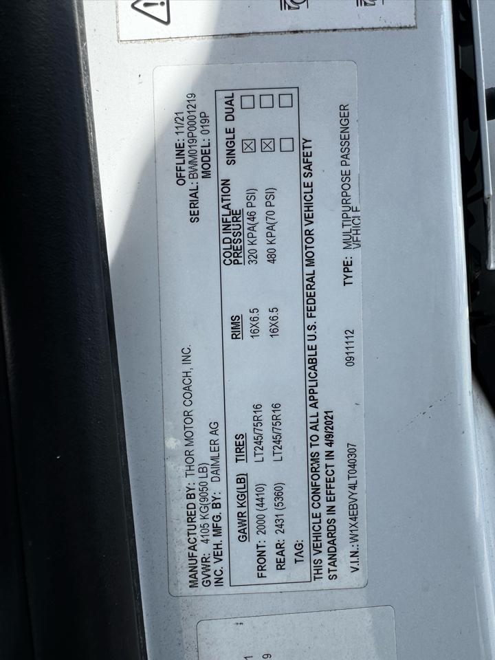 Mercedes-Benz Sprinter 2500  2021