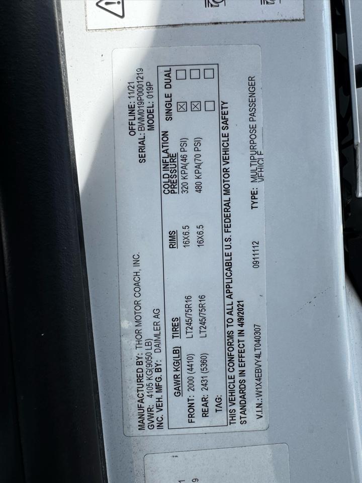 Mercedes-Benz Sprinter 2500  2021