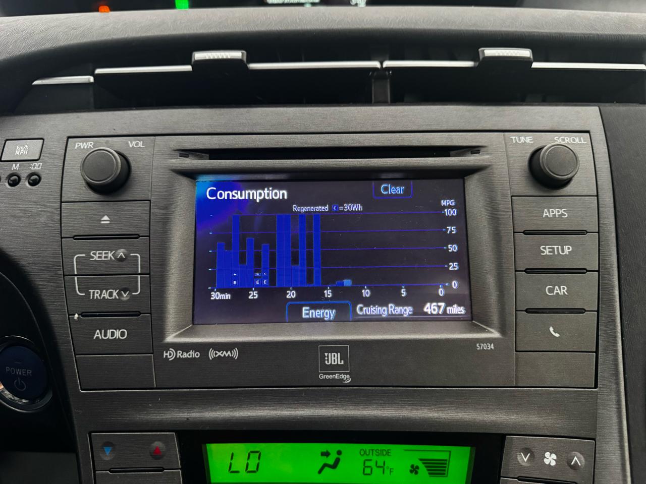 Toyota Prius 5dr HB Three (Natl) 2012