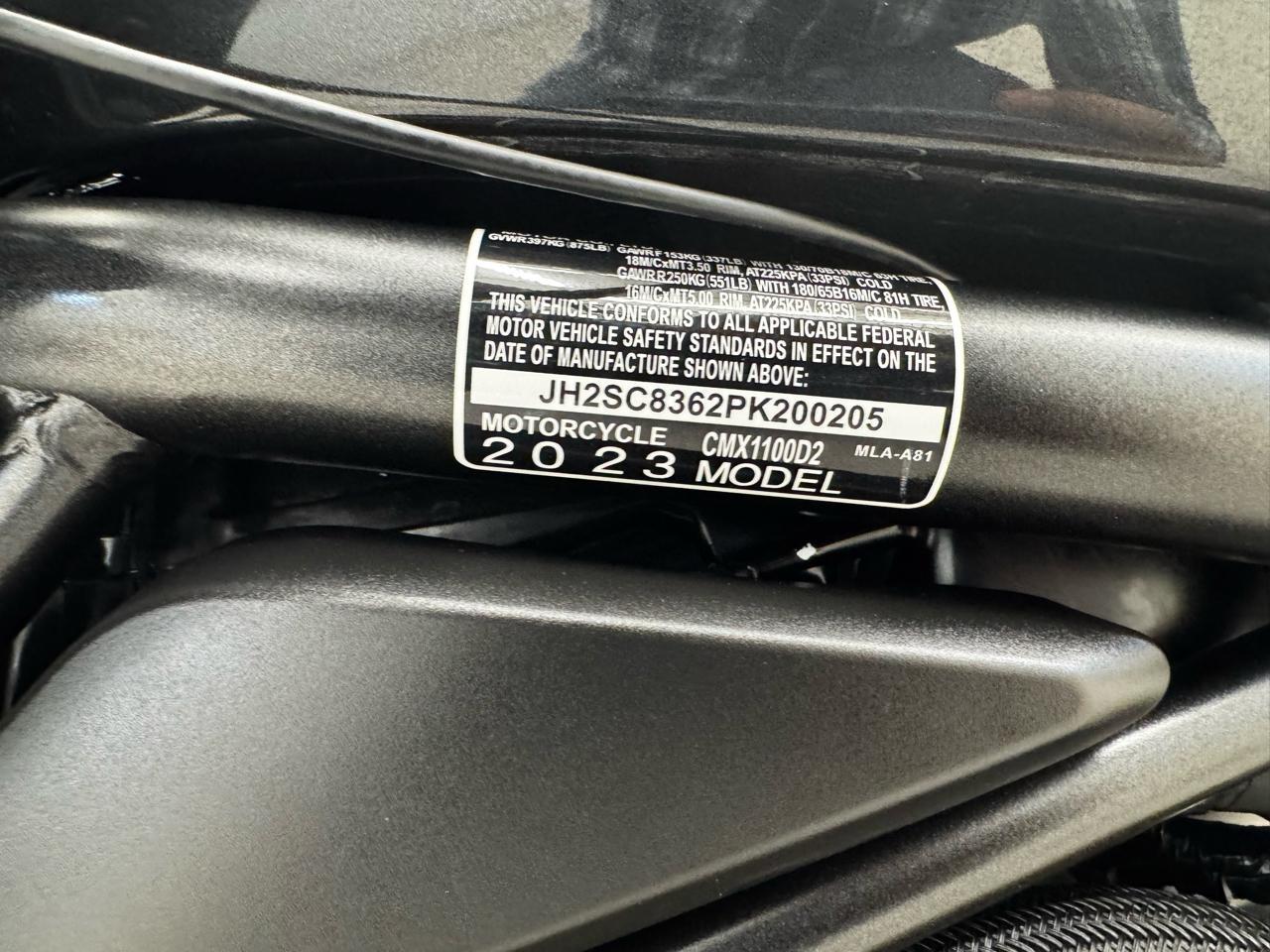 Honda CMX1100D2 (Rebel1100T DCT)  2023