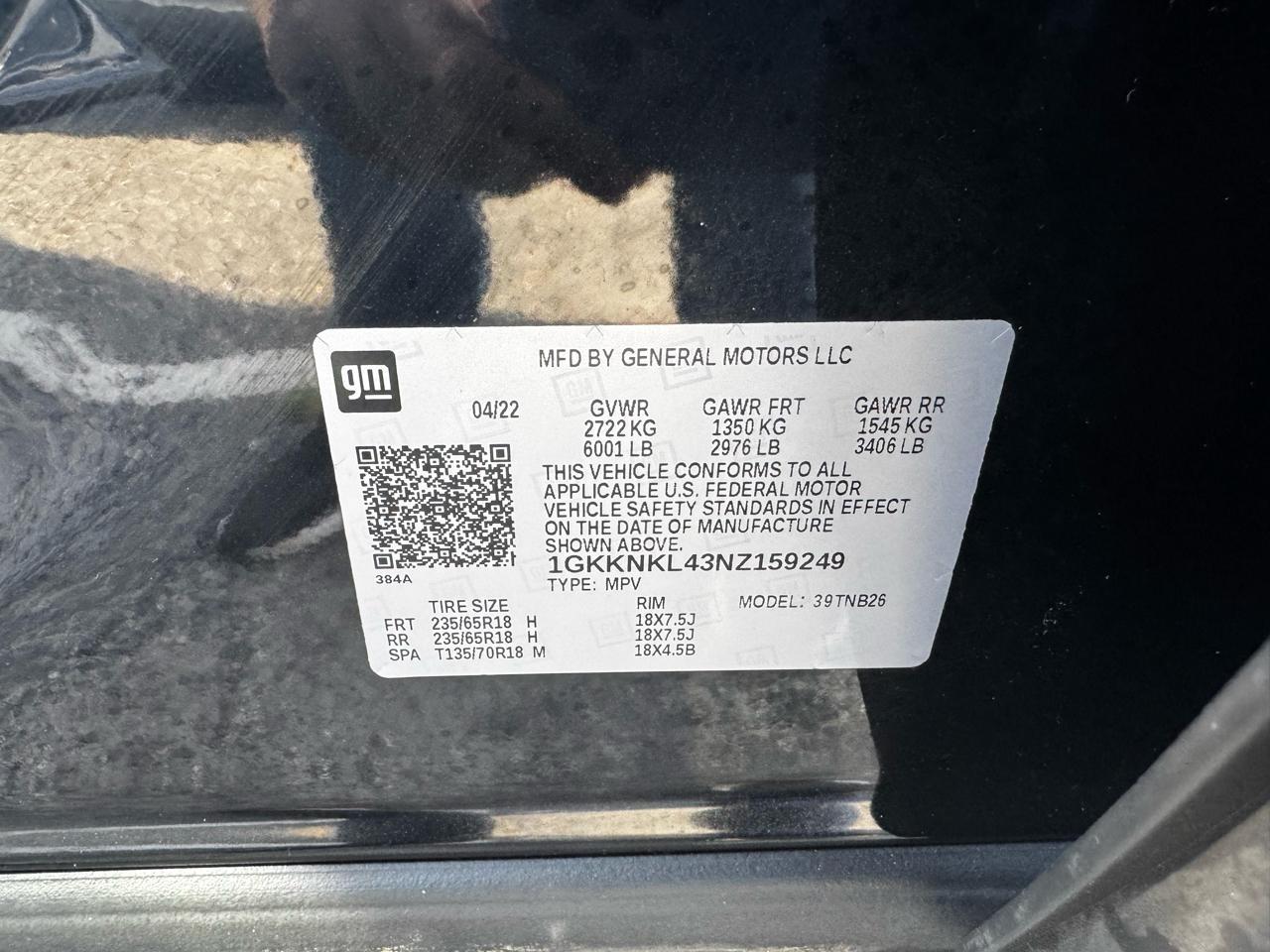 GMC Acadia FWD 4dr SLE 2022