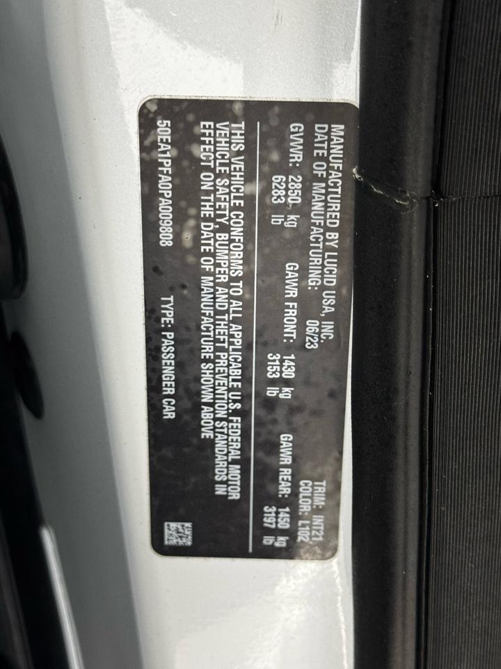 Lucid Air Pure AWD 2023