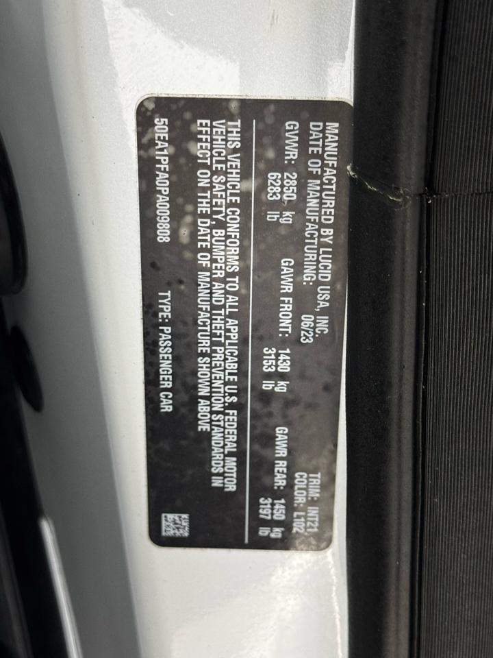 Lucid Air Pure AWD 2023