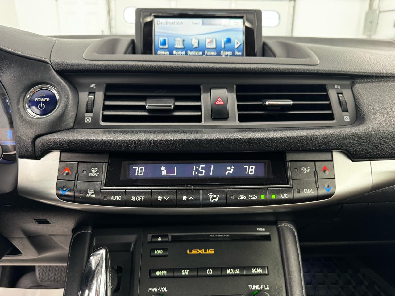 Lexus CT 200h FWD 4dr Hybrid 2012