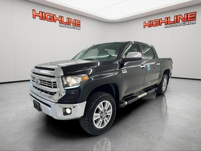Black 2015 Toyota Tundra 1794 CrewMax 5.7L 4WD Pickup Truck Four-Wheel Drive 8-Speed Automatic