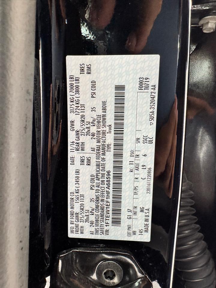 Ford F-150 Platinum 4WD SuperCrew 5.5' Box 2017