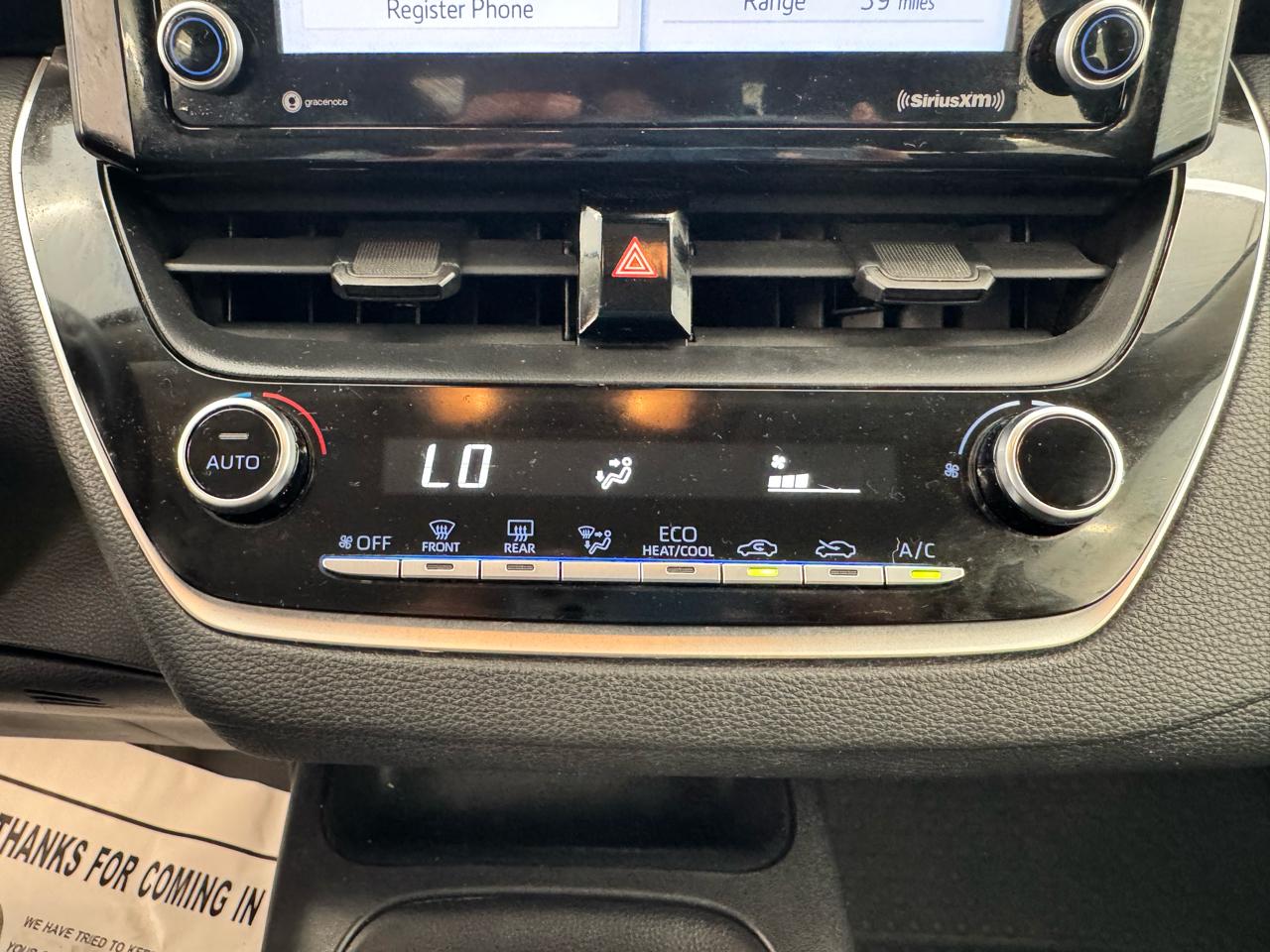Toyota Corolla LE CVT (Natl) 2022