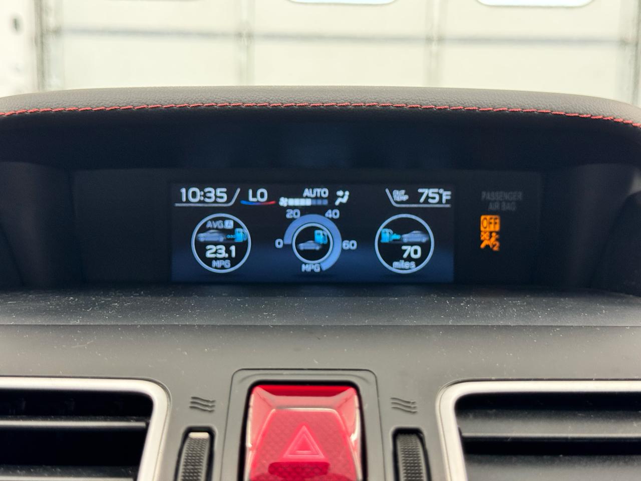 Subaru WRX Premium Manual 2019