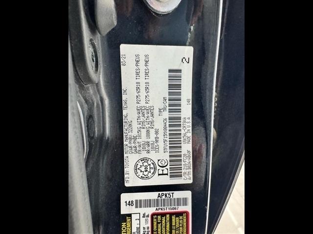 Toyota Tundra 4WD SR5 Double Cab 6.5' Bed 5.7L (Natl) 2021