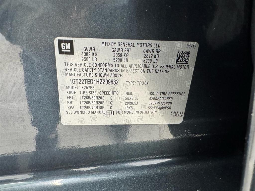 GMC Sierra 2500HD 4WD Double Cab 144.2" SLT 2017
