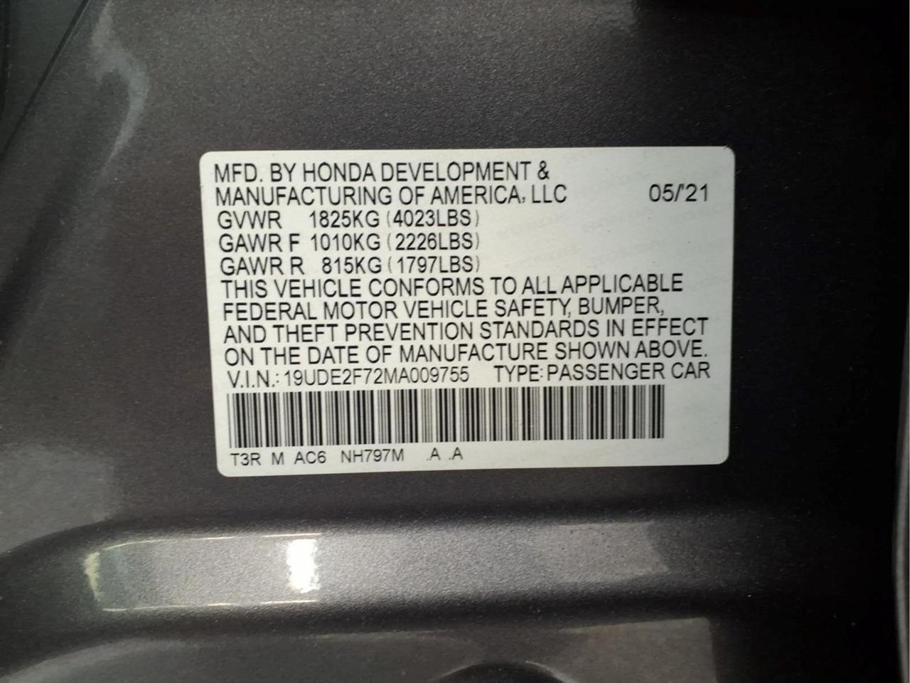Acura ILX Sedan w/Premium Package 2021