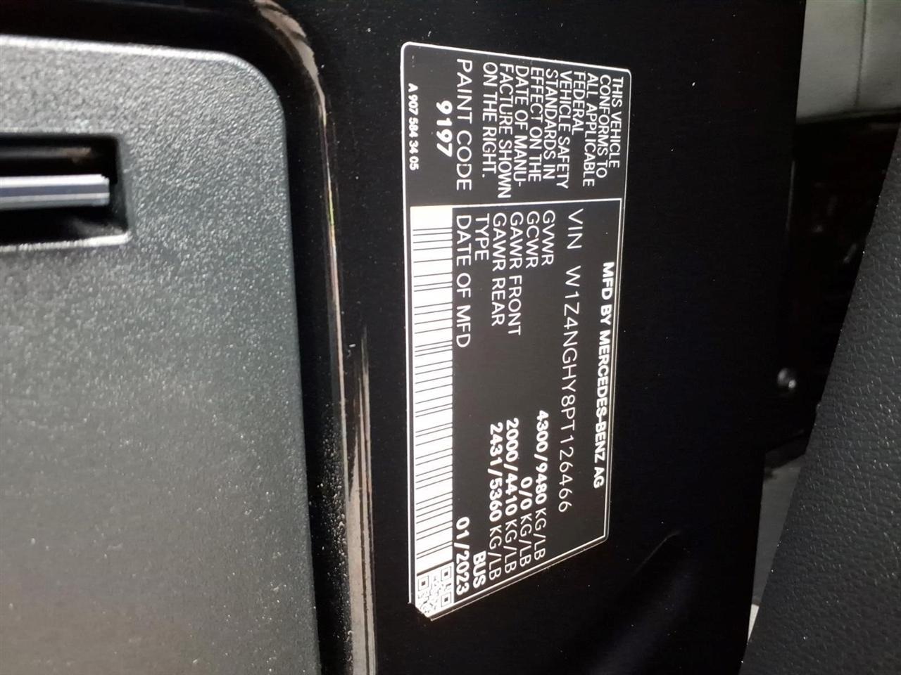 Mercedes-Benz Sprinter Passenger Van 2500 High Roof I4 Diesel HO 170" RWD 2023
