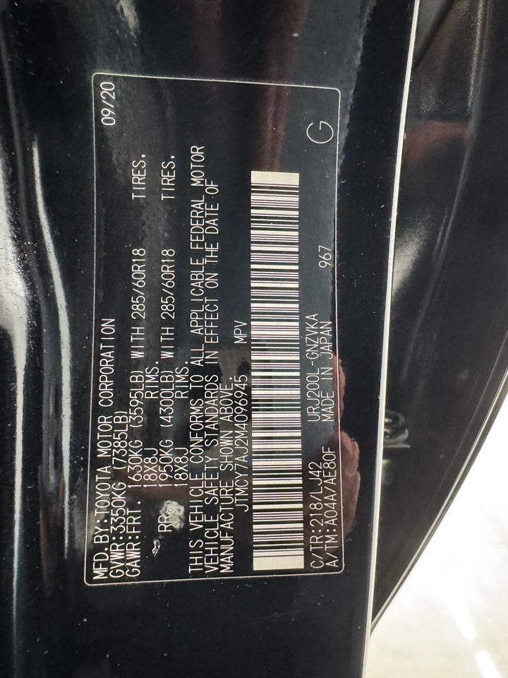 Toyota Land Cruiser 4WD (Natl) 2021
