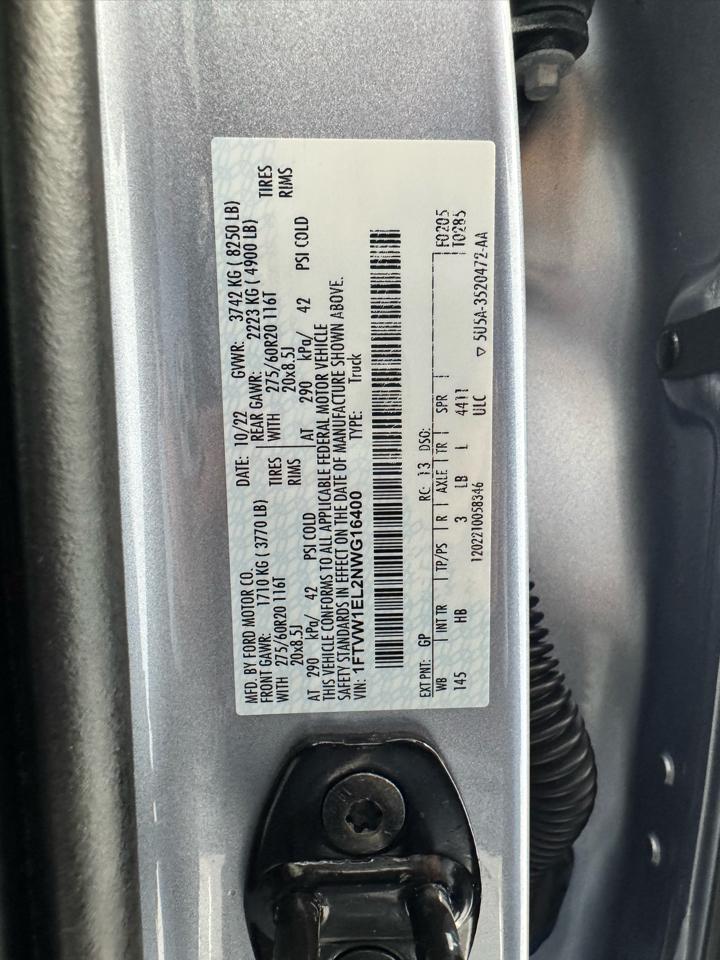 Ford F-150 Lightning LARIAT 4WD SuperCrew 5.5' Box 2022