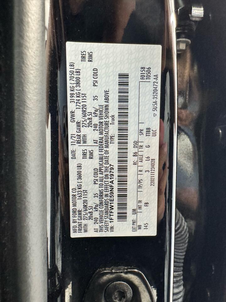 Ford F-150 King Ranch 4WD SuperCrew 5.5' Box 2022