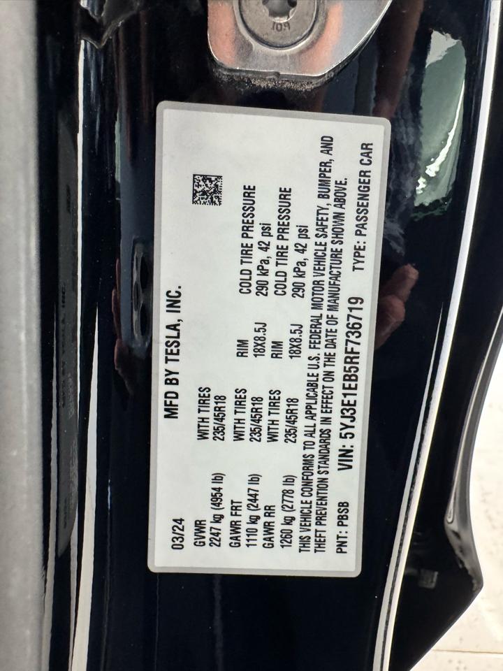 Tesla Model 3 Long Range AWD 2024