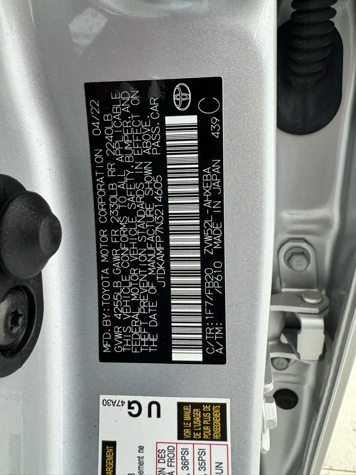 Toyota Prius Prime Limited (Natl) 2022