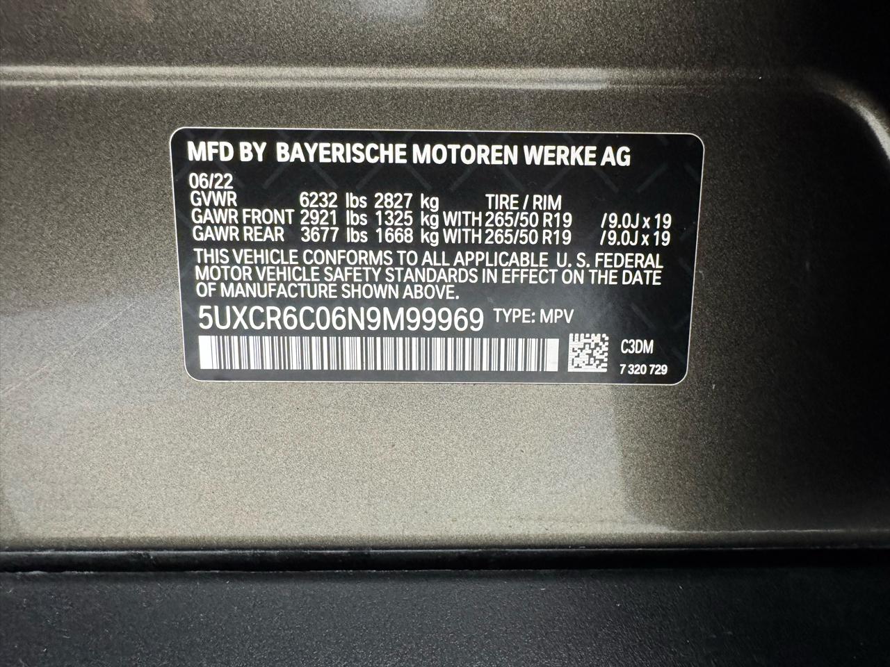 BMW X5 xDrive40i Sports Activity Vehicle 2022