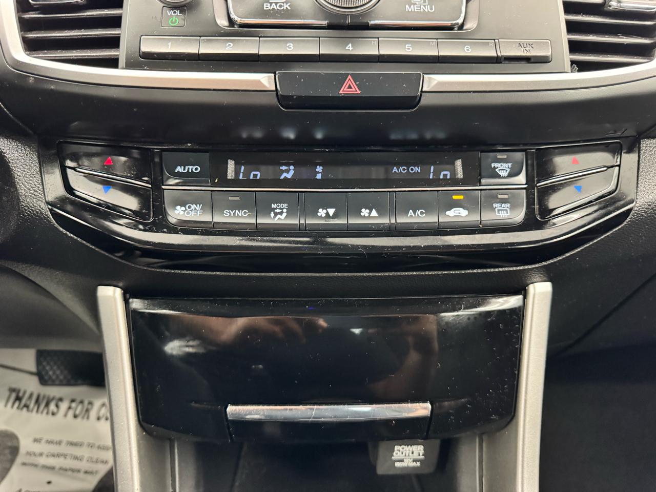 Honda Accord Sedan LX CVT 2017