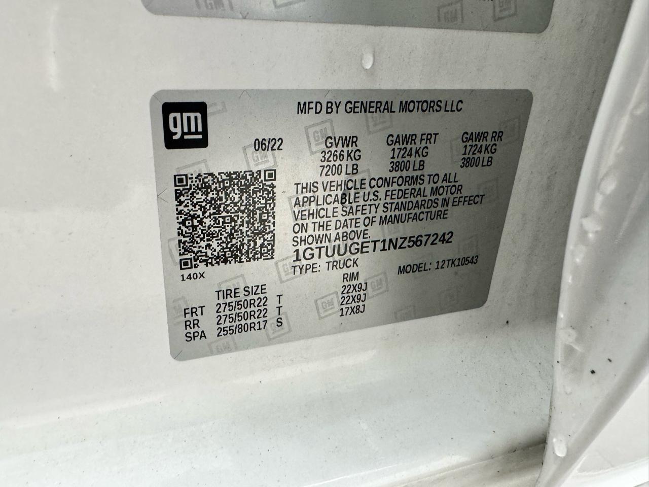 GMC Sierra 1500 4WD Crew Cab 147" Denali 2022