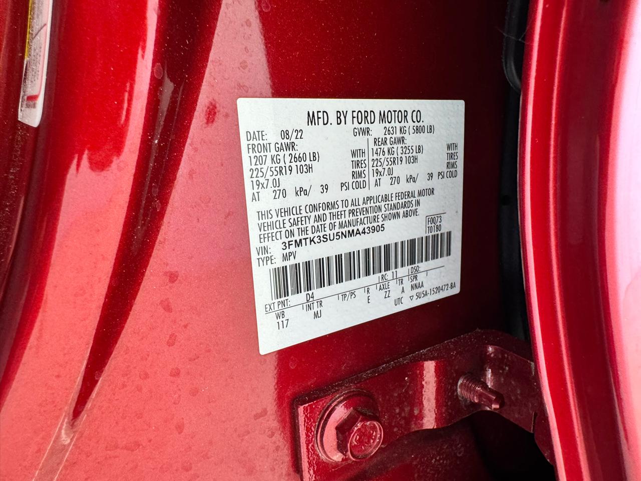 Ford Mustang Mach-E Premium AWD 2022