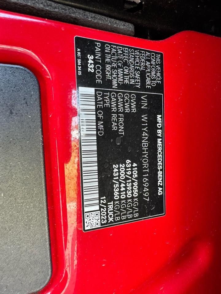 Mercedes-Benz Sprinter Cargo Van 2500 Standard Roof I4 Diesel HO 144" RWD 2024