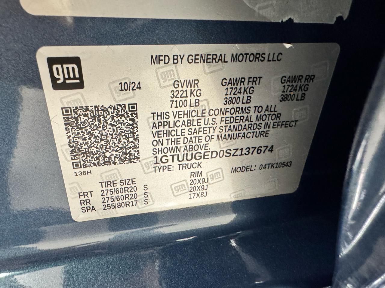 GMC Sierra 1500 4WD Crew Cab 147" Denali 2025