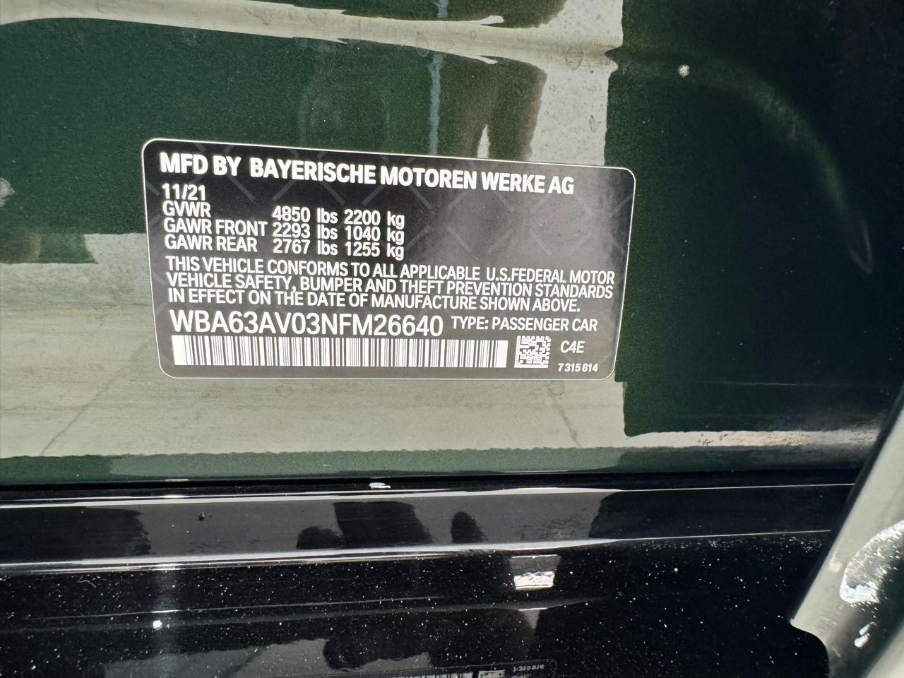BMW 4 Series 430i Gran Coupe 2022