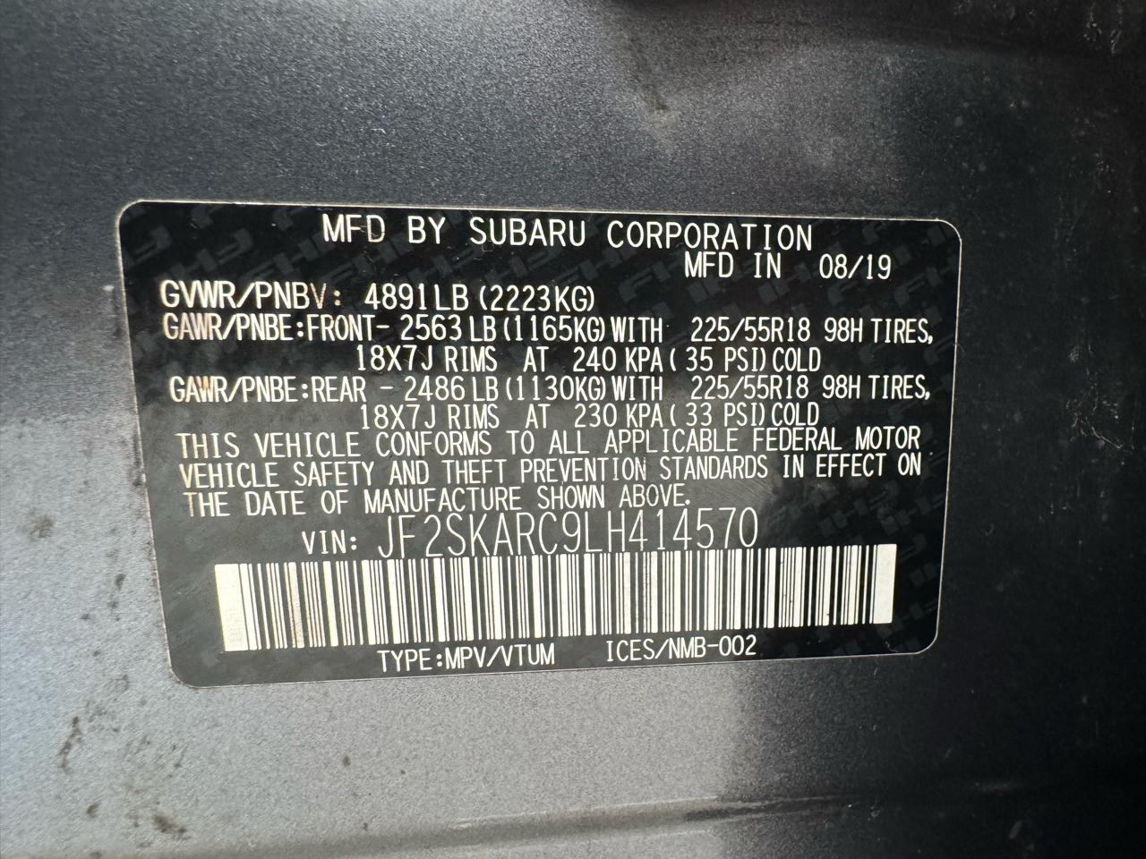Subaru Forester Sport CVT 2020