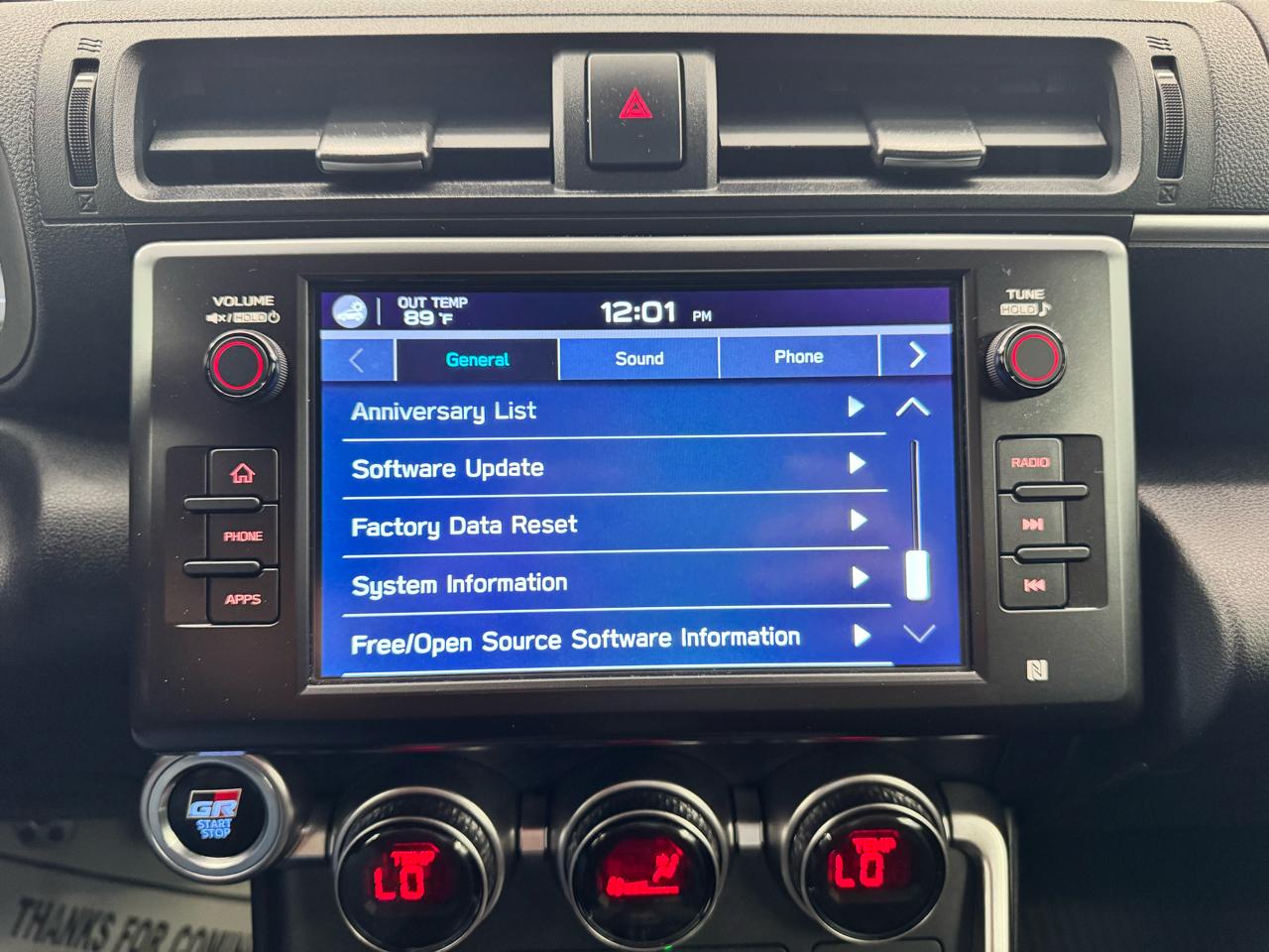 Toyota GR86 Premium Manual (Natl) 2023