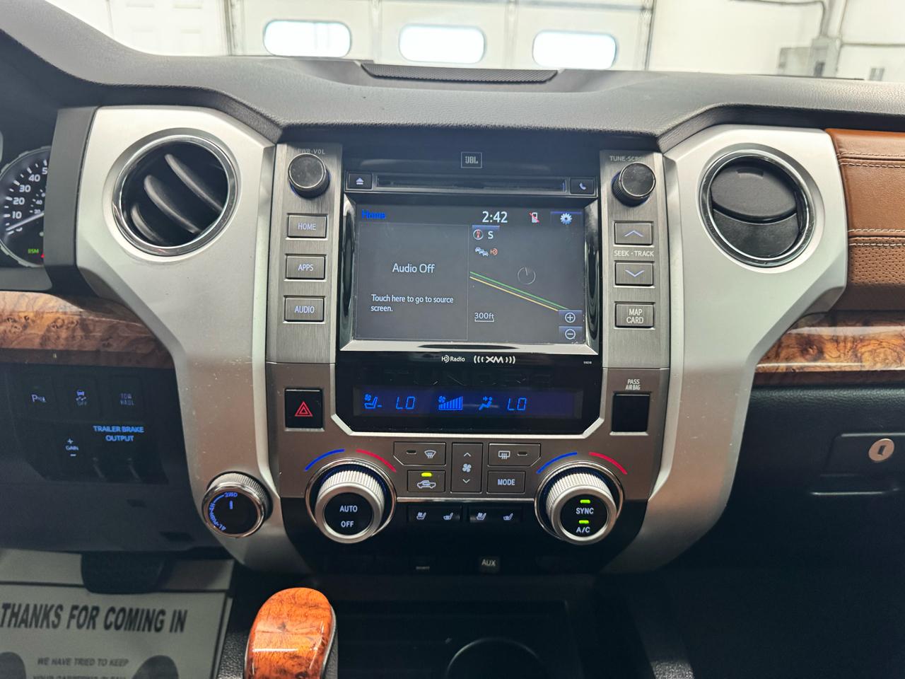 Toyota Tundra 4WD 1794 Edition CrewMax 5.5' Bed 5.7L (Natl) 2018