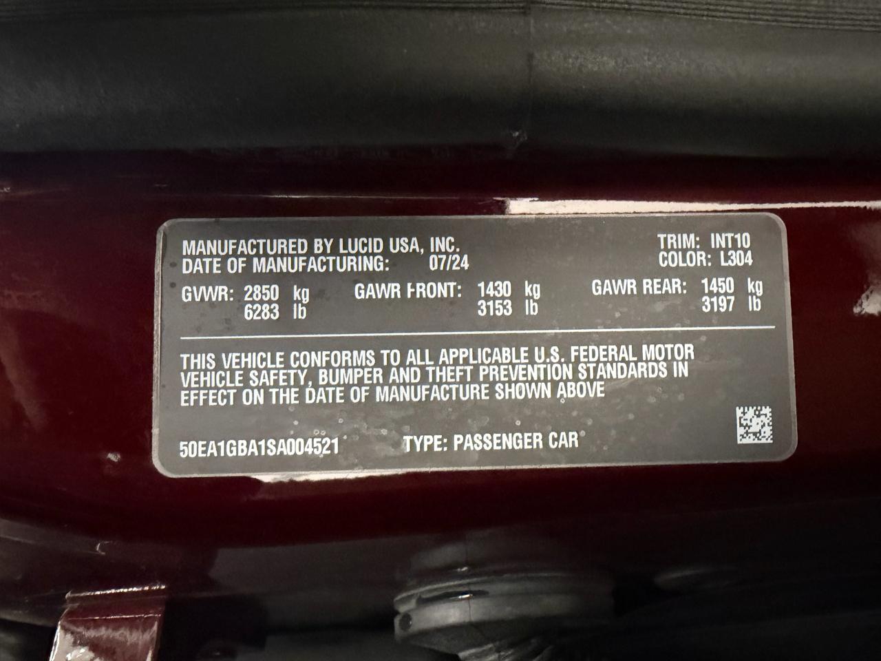 Lucid Air Grand Touring AWD 2025