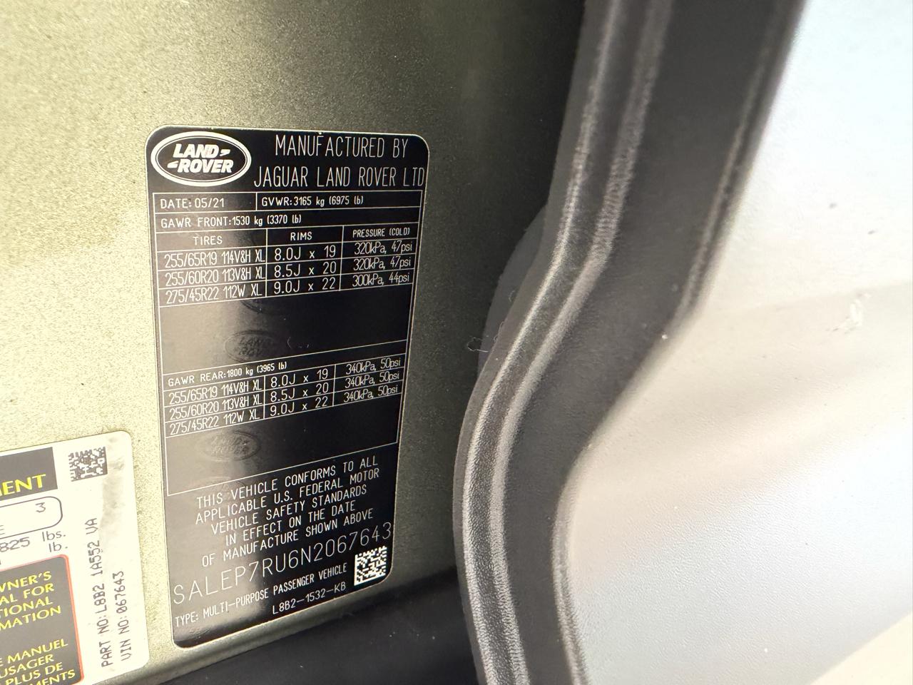 Land Rover Defender P400 110 HSE 2022