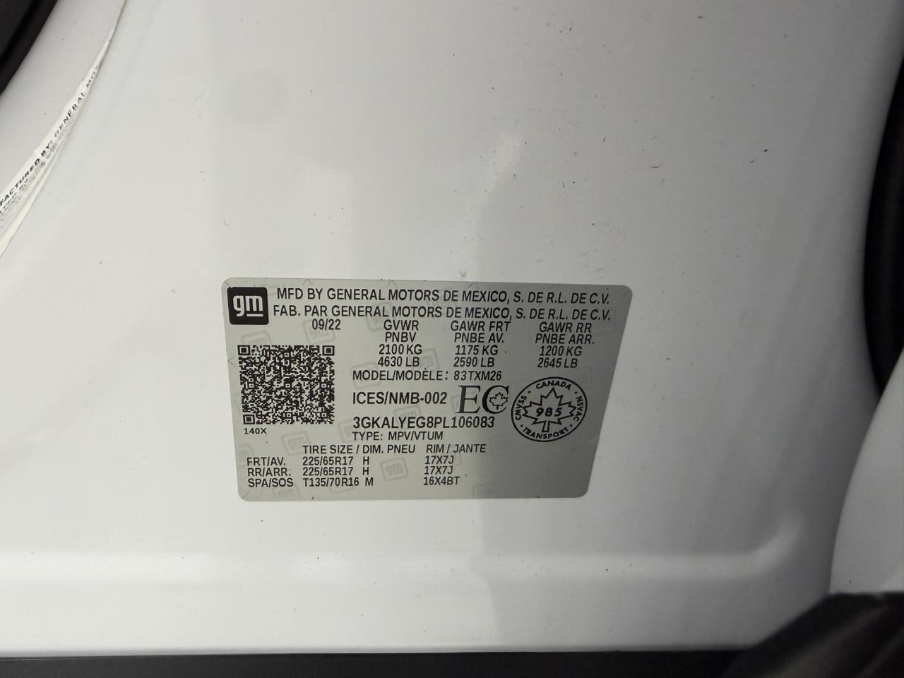 GMC Terrain AWD 4dr AT4 2023