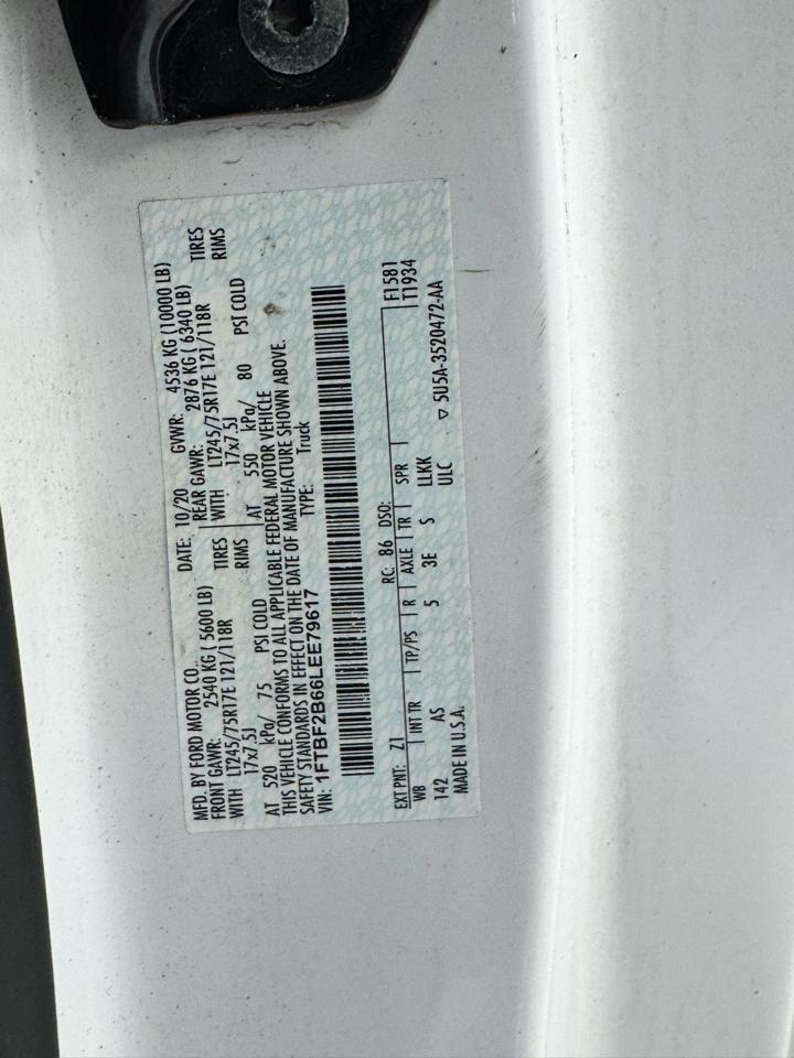 Ford Super Duty F-250 SRW XLT 4WD Reg Cab 8' Box 2020