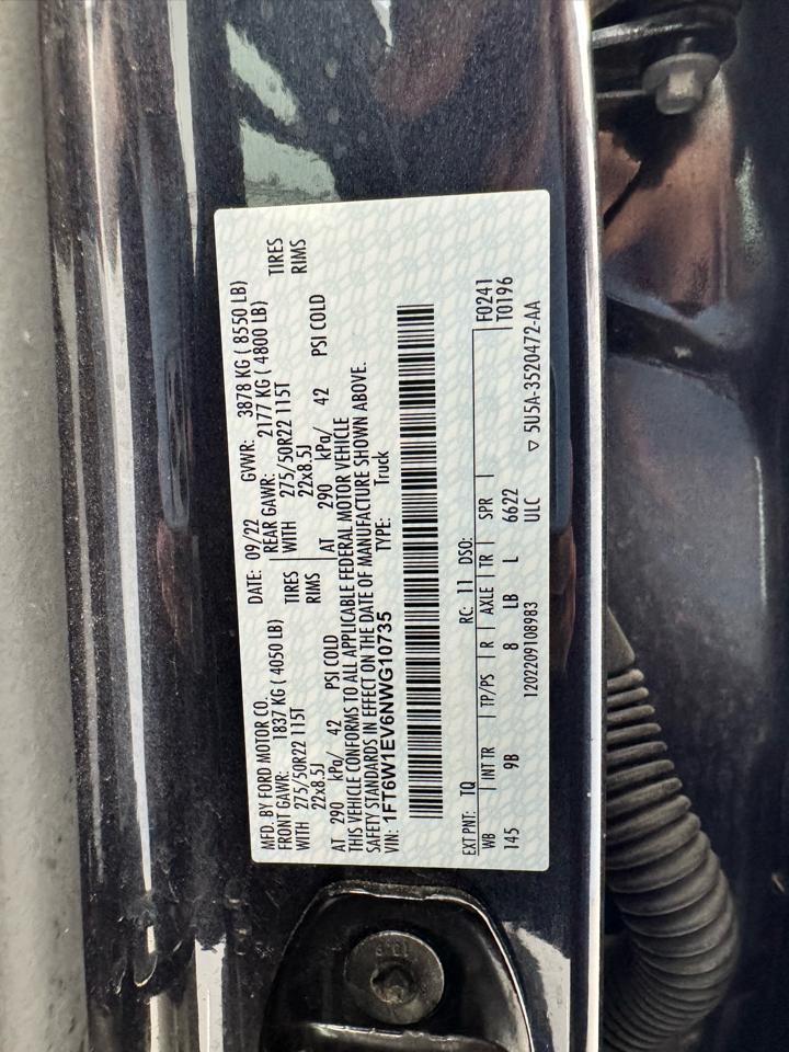 Ford F-150 Lightning Platinum 4WD SuperCrew 5.5' Box 2022