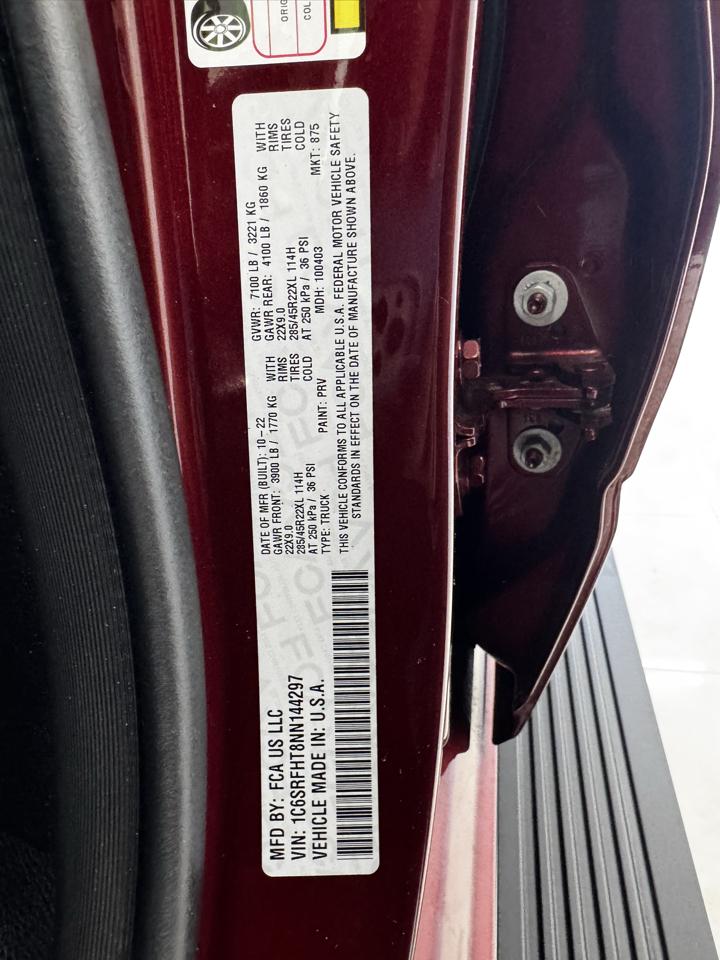 RAM 1500 Limited 4x4 Crew Cab 5'7" Box 2022
