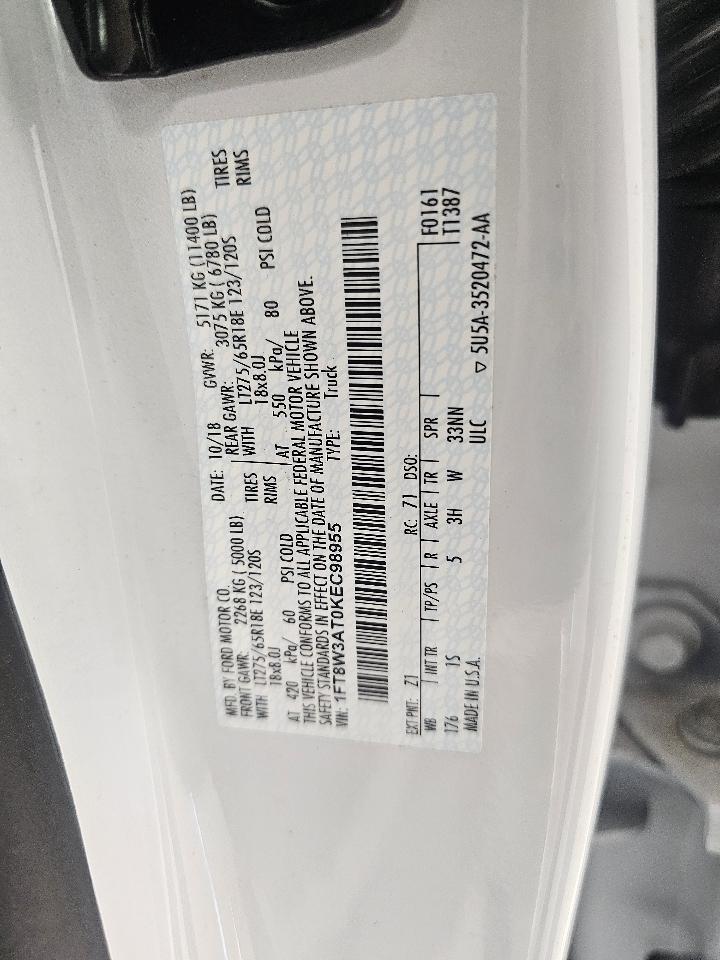 Ford Super Duty F-350 SRW King Ranch 2WD Crew Cab 8' Box 2019