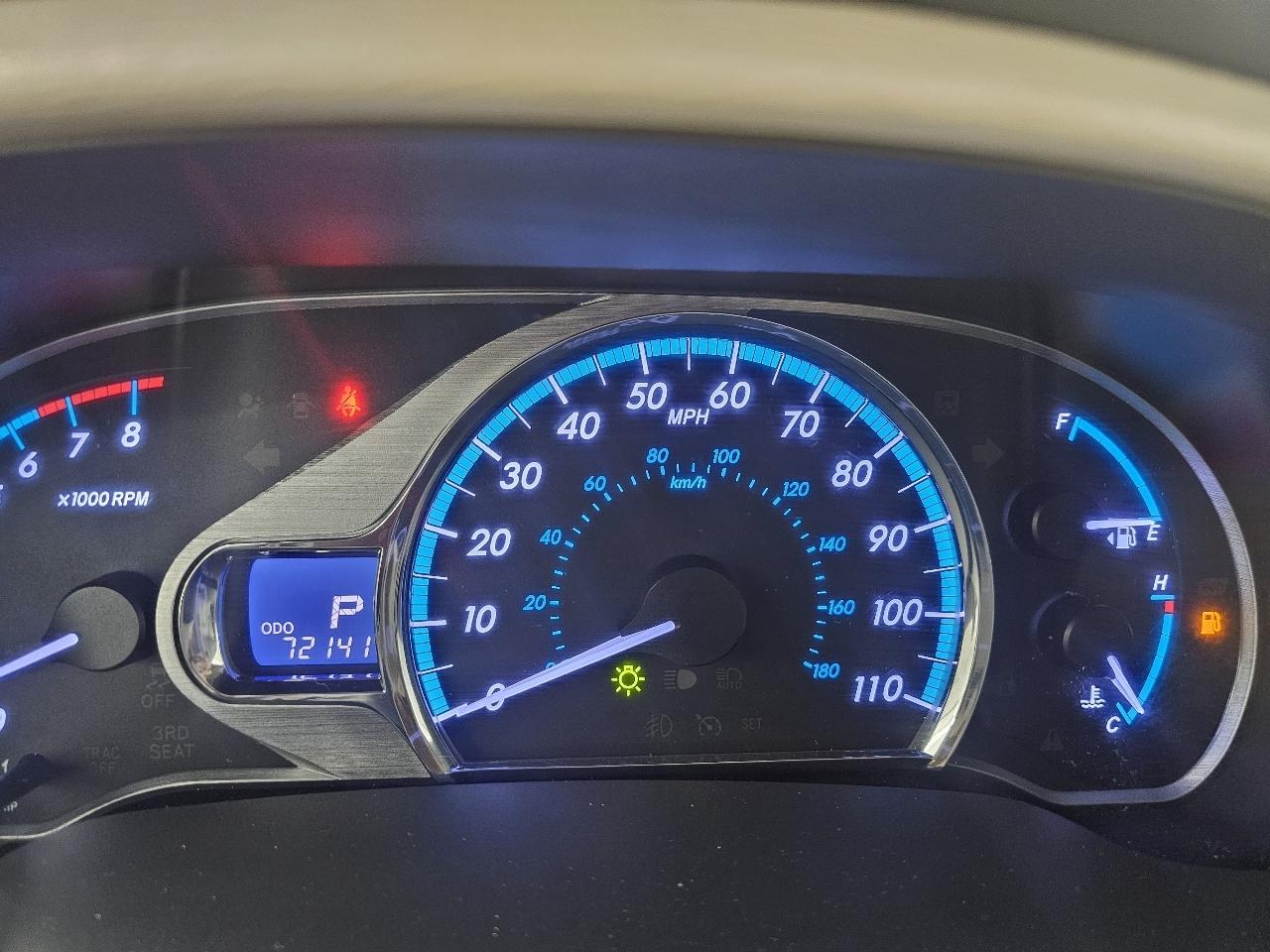 Toyota Sienna 5dr 7-Pass Van V6 Ltd AWD (Natl) 2014