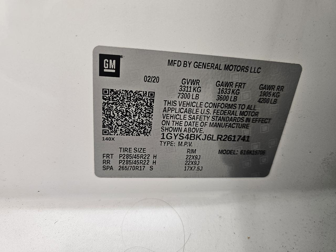 Cadillac Escalade 4WD 4dr Luxury 2020