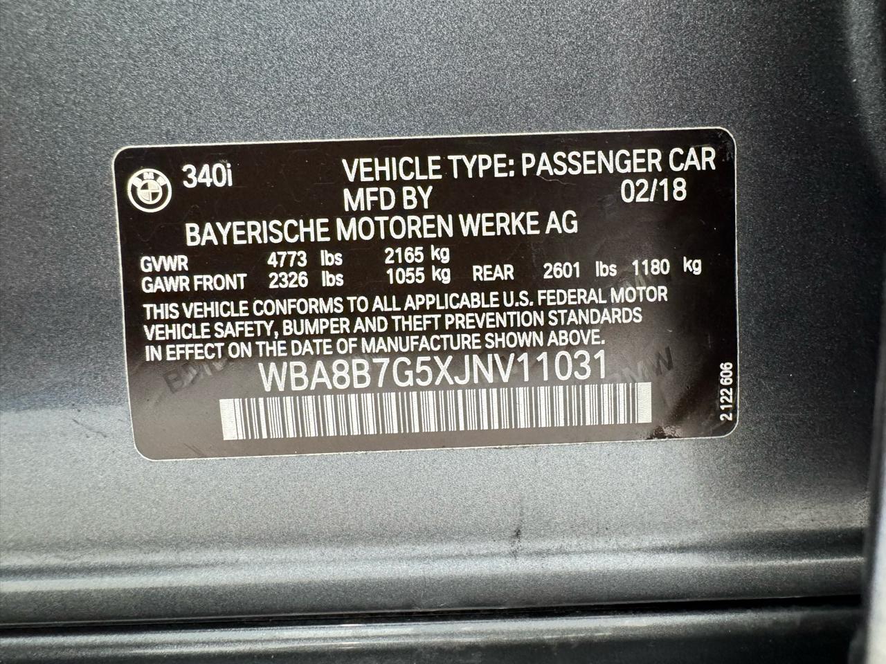 BMW 3 Series 340i xDrive Sedan South Africa 2018