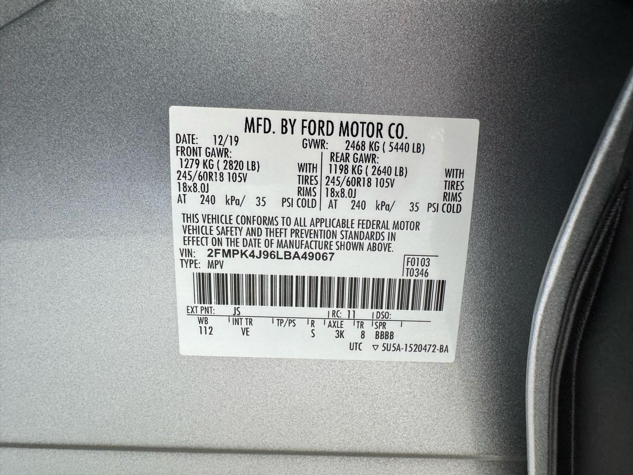 Ford Edge ST Line AWD 2020