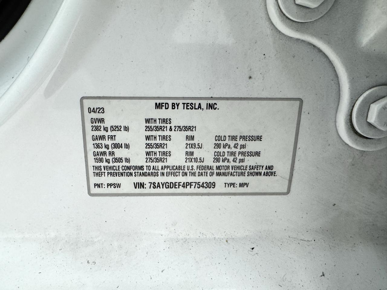 Tesla Model Y Performance AWD 2023